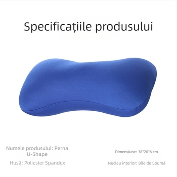 Perne cu formă de os, umplutură din particule de spumă, 120 g, țesătură poliester elastan, stil simplu, pentru birou