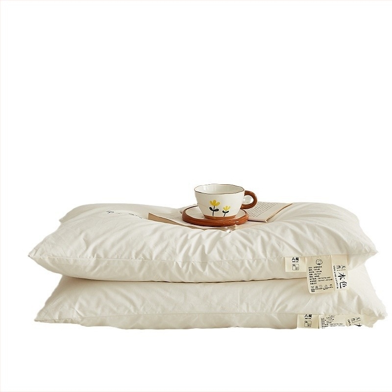 Pernă dreptunghiulară cu umplutură din bumbac Xinjiang, detașabilă și lavabilă, pentru o persoană.