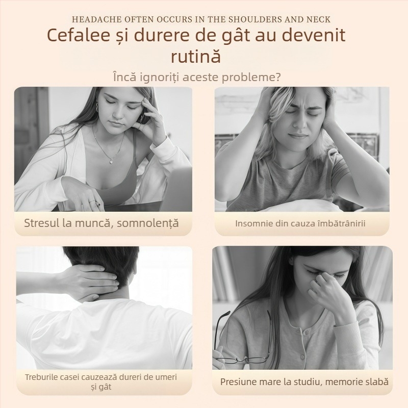 Pieptene de masaj din lemn de santal cu cap disc pentru scalp și îngrijire păr, cod 6226; marcă licențiată Maimaimeng; Brand: Other