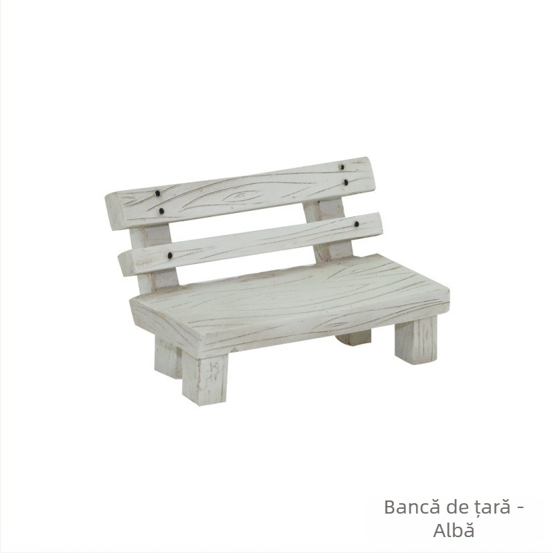 South Academy Chuanfang ornament din rășină - mini scaun decor pentru micro-peisaje și ghivece cu suculente • material: rășină • proces de fabricație: proces de rășină • stil: simplu