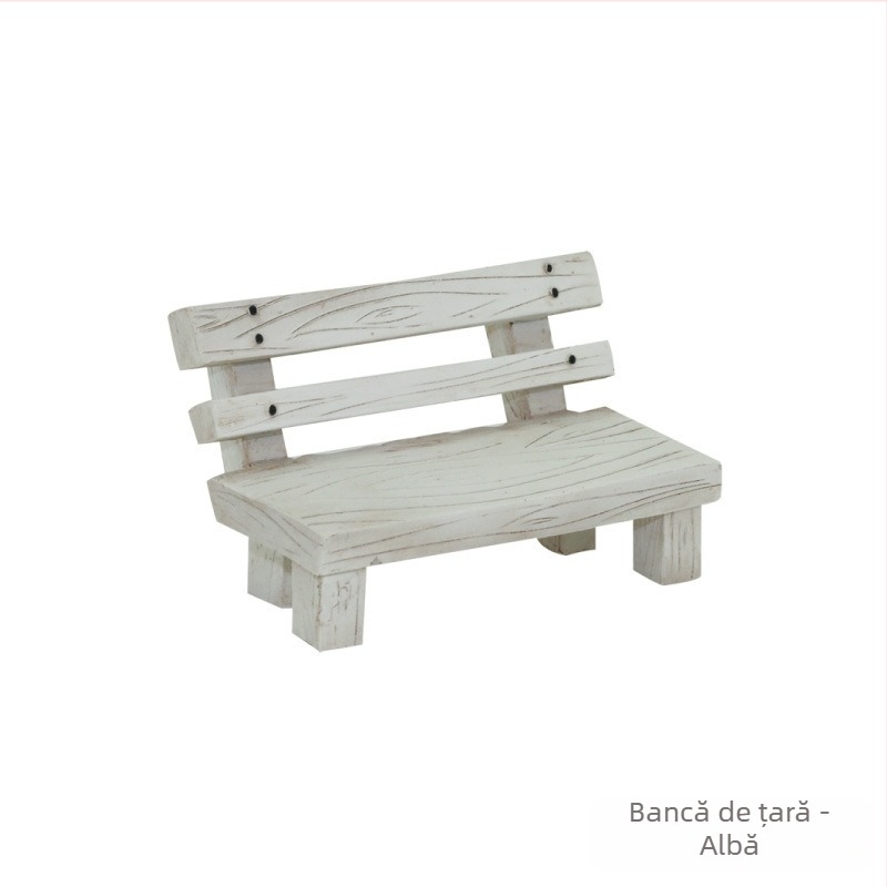 South Academy Chuanfang ornament din rășină - mini scaun decor pentru micro-peisaje și ghivece cu suculente • material: rășină • proces de fabricație: proces de rășină • stil: simplu