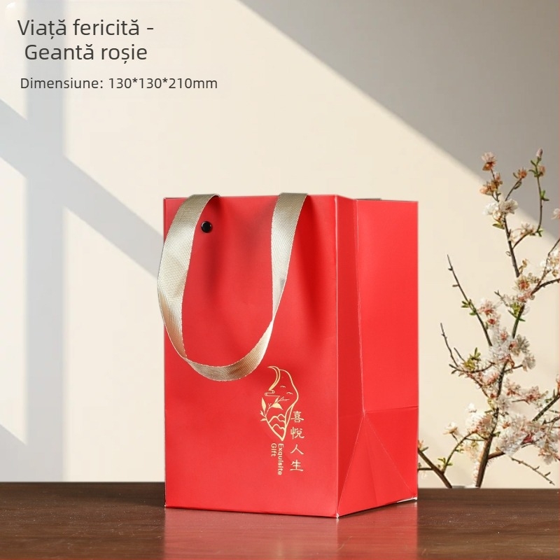 Cutie metalică pentru ceai, etanșă, stil chinezesc, capacitate 100 g sau 200 g