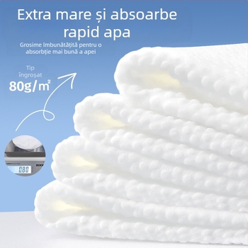 Shock Halat de baie pentru copii, din țesătură nețesută, 95% poliester, uscare rapidă, absorbant, unisex, pentru toamnă