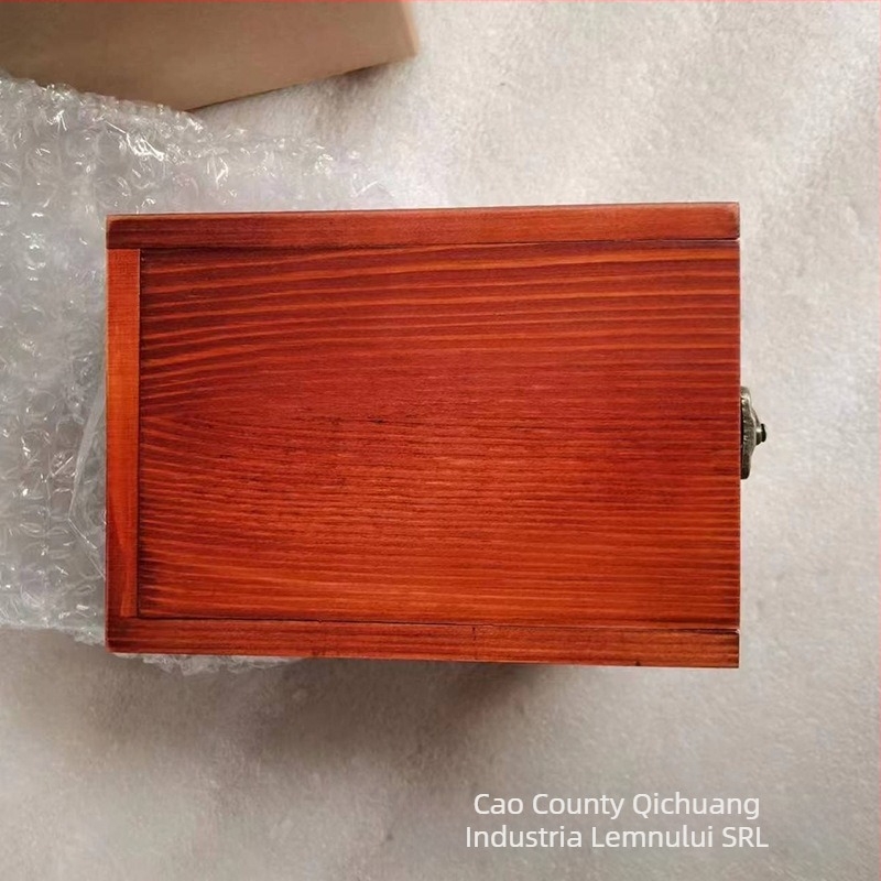 Urn pentru animale din lemn simplu, cutie memorială de depozitare a cenușei pentru pisici și câini, lemn masiv, stil național, personalizare disponibilă