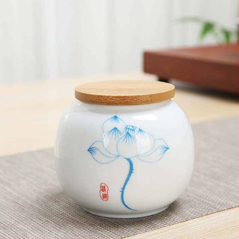 Borcan ceramic sigilat pentru cosmetice, destinat cremelor, pudrelor și rujului — finisaj glazură mată, personalizare cu logo