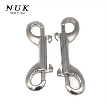 Cârlig cu arc dublu din oțel inoxidabil 316, tip B, pentru scufundări, eliberare rapidă, sarcină maximă 1.2