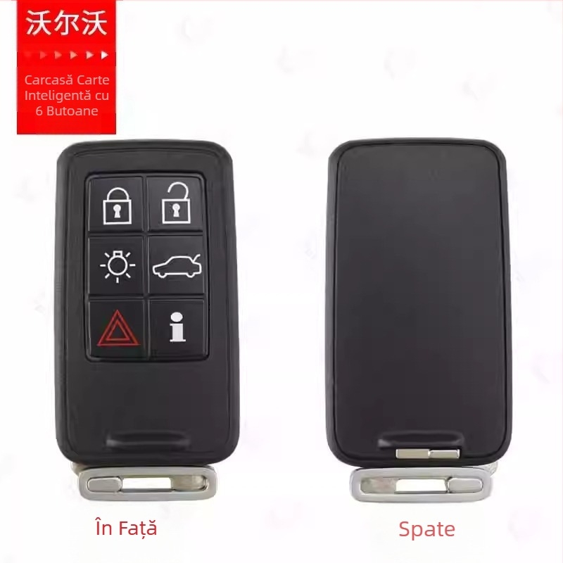 Carcasă Volvo pentru telecomandă – plastic, balama, pentru control de la distanță, model Volvo, stil Nou Chinezesc