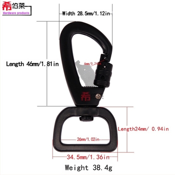 Hebrew Tip D, capăt pătrat din aliaj de zinc, cataramă cu eliberare rapidă, accesorii pentru îmbrăcăminte