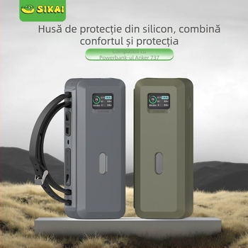 SIKAI husă protecție Power Bank pentru Anker 737 — capac din silicon, compatibil cu 737, bateria nu este inclusă