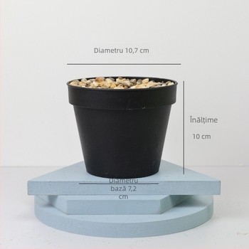 Ghiveci de plastic cu detaliu croșetat din lână, pentru aromaterapie la birou și în mașină (Brand: Altul; Material: Materii plastice; Meșteșug: Produse din plastic; Tip: Standard național mare)