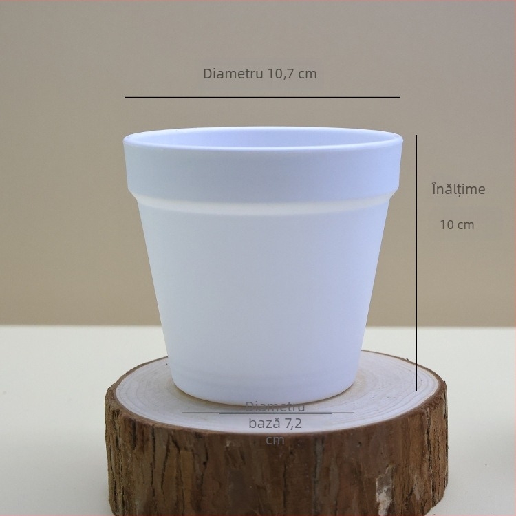 Ghiveci de plastic cu detaliu croșetat din lână, pentru aromaterapie la birou și în mașină (Brand: Altul; Material: Materii plastice; Meșteșug: Produse din plastic; Tip: Standard național mare)