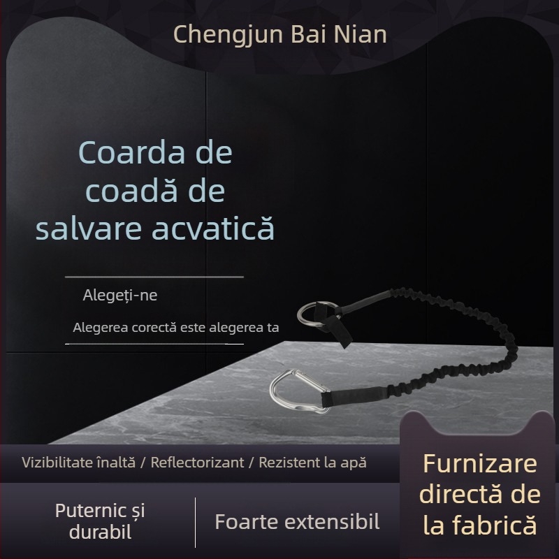 Sfoară de salvare acvatică – elastică, pentru intervenții, sfoară de tracțiune, model X