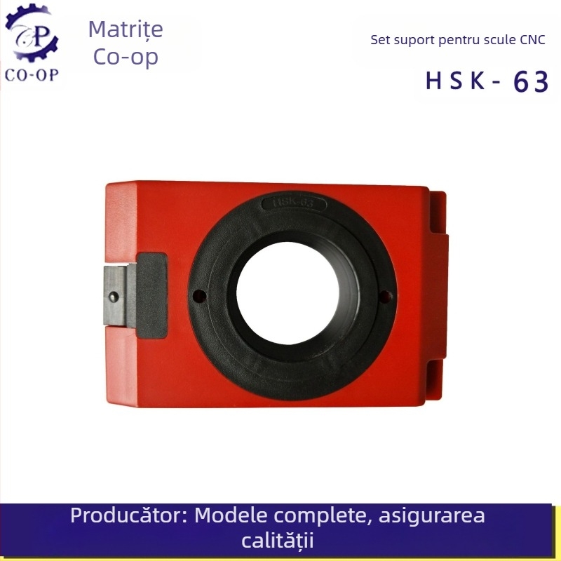 Kupa Suport combinat CNC HSK63 – din plastic, fără acoperire, pentru dulapul de scule al strungului și capac de protecție pentru freze