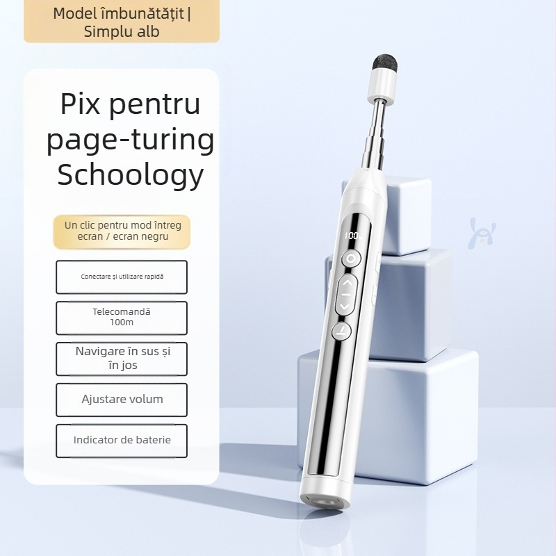 Pix PPT pentru schimbarea paginilor cu laser, reîncărcabil, corp ABS, compatibil universal, logo imprimat