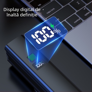 Lumină față pentru bicicletă pentru plimbări de noapte – LED 10W, baterie 3000–4500 mAh, alimentare pe baterie, autonomie până la 50 m, încărcător inclus