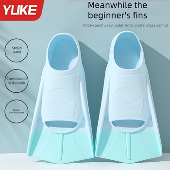 Pene de înot din silicon pentru adulți, de brand Yuke – pentru stil liber și antrenament la înotul la bras, fără personalizare