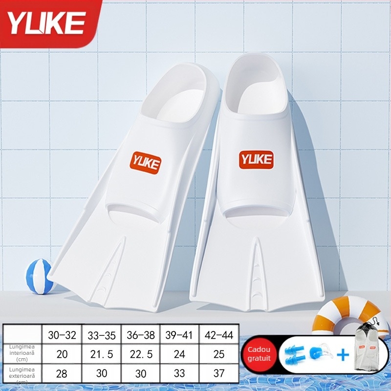 Pene de înot din silicon pentru adulți, de brand Yuke – pentru stil liber și antrenament la înotul la bras, fără personalizare