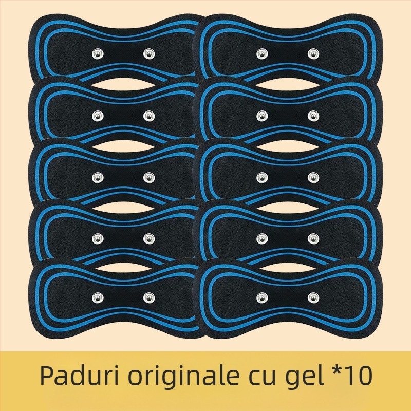 Masajer cervical JZAMT01, reîncărcabil, 1 contact pentru masaj, plăcuță de masaj mini, acupuncție cu impulsuri