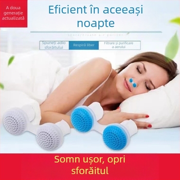 Clip nazal din silicon anti-sforăit, design minimalist, origine: China
