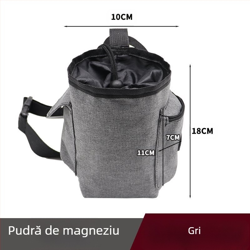 Geantă pentru pudră de magneziu – borseta talie pentru cățărare și Boulder, din poliester