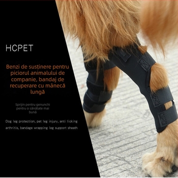 Protecții pentru genunchi pentru câini – Material SBR, stil casual, pentru câini, protecție picioarelor și a coatelor