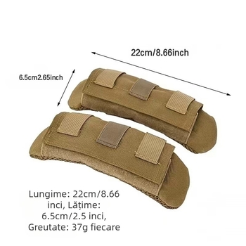 Pernă de umăr pentru rucsac – Oxford, pachet de 2, drumeții și camping