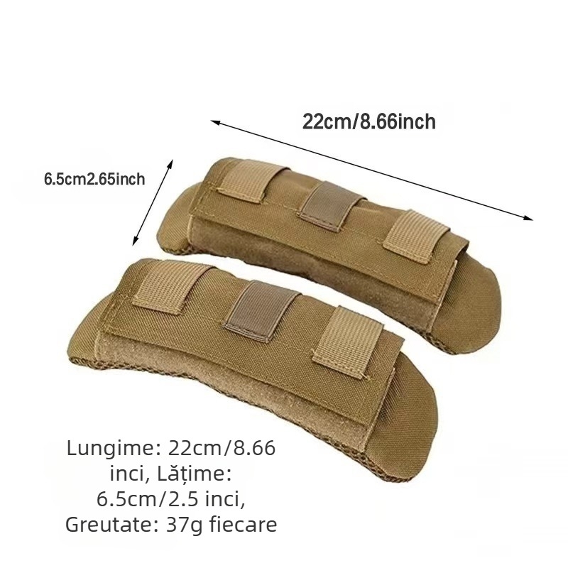 Pernă de umăr pentru rucsac – Oxford, pachet de 2, drumeții și camping