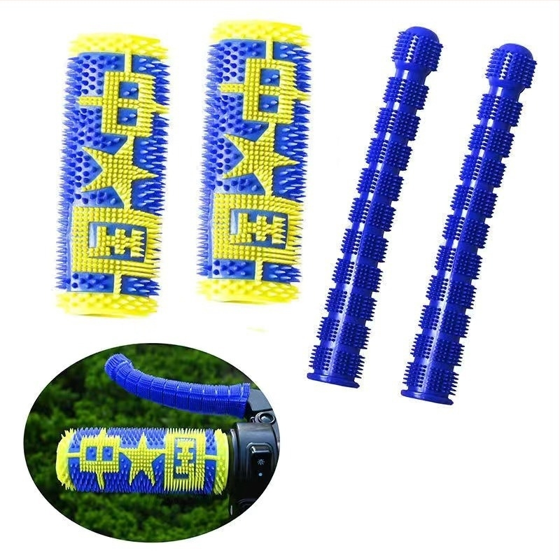 Capace pentru ghidonul motocicletei – cauciuc, antiderapante, respirabile, compatibile universal