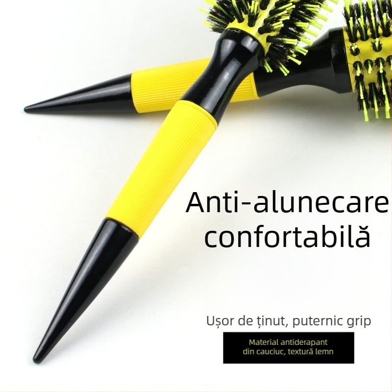 Pieptene pentru bucle, King Carpenter, ABS cu peri și fire de nylon, pentru uz general