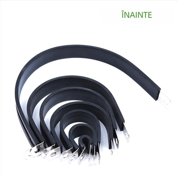 TFURTHER colier de țevi cu pernă de cauciuc, oțel inoxidabil 304, pentru fixarea țevilor