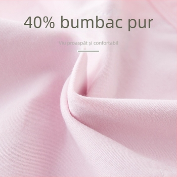 Chiloți menstrual pentru fete, țesătură principală 95% bumbac, căptușeală în zona inghinală 100% bumbac, protecție anti-scurgeri din trei straturi