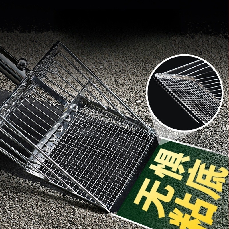 Saint yi Lopată metalică pentru nisip de pisici — multifuncțională, cu design push-pull, soluție all-in-one pentru curățarea pisicilor