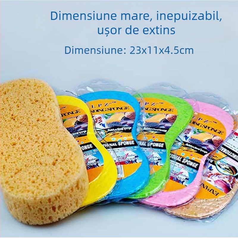 Burete Wandove pentru spălarea mașinii, pori mari, 25 g, ambalaj comprimat