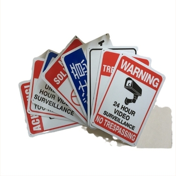 Semn de siguranță pe placă de aluminiu cu imprimare UV, origine: Cangnan, marcă: Dajiang