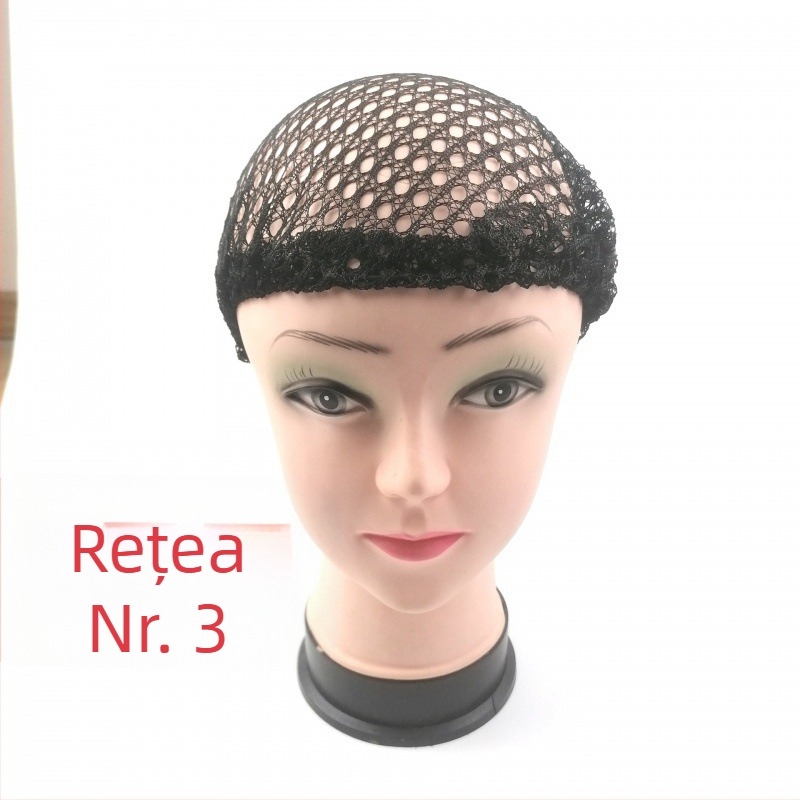 Bonetă de păr de unică folosință pentru întregul cap, plasă tricotată (material: pânză; proces: tricotare; potrivit pentru bărbați și femei; număr de producție: 003; ambalaj: masiv)
