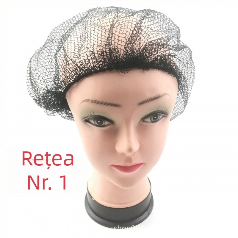 Bonetă de păr de unică folosință pentru întregul cap, plasă tricotată (material: pânză; proces: tricotare; potrivit pentru bărbați și femei; număr de producție: 003; ambalaj: masiv)