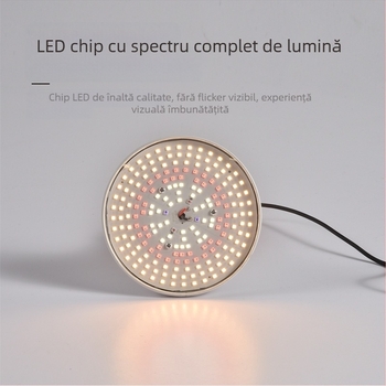 Lampă de creștere a plantelor cu spectru complet, bază E27, 24W, 2400 lm, IP44