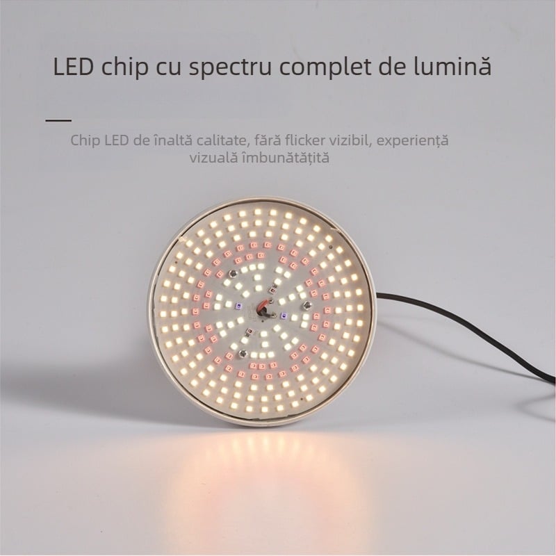 Lampă de creștere a plantelor cu spectru complet, bază E27, 24W, 2400 lm, IP44