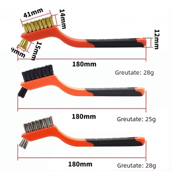 Set de 5 pensule de curățare pentru plita pe gaz și spațiile din hotă – degresare, îndepărtarea reziduurilor de ulei, peri metalice