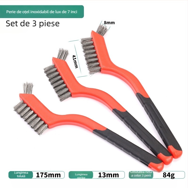 Set de 5 pensule de curățare pentru plita pe gaz și spațiile din hotă – degresare, îndepărtarea reziduurilor de ulei, peri metalice