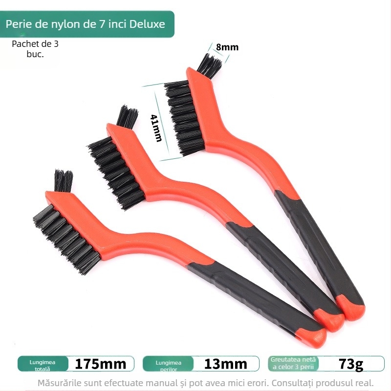 Set de 5 pensule de curățare pentru plita pe gaz și spațiile din hotă – degresare, îndepărtarea reziduurilor de ulei, peri metalice