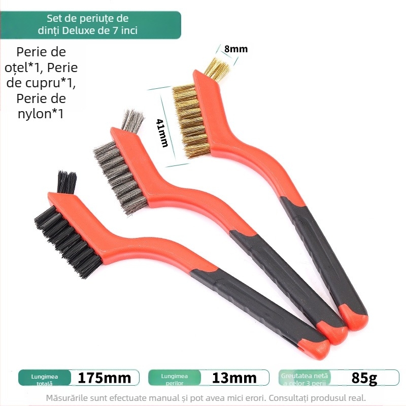 Set de 5 pensule de curățare pentru plita pe gaz și spațiile din hotă – degresare, îndepărtarea reziduurilor de ulei, peri metalice