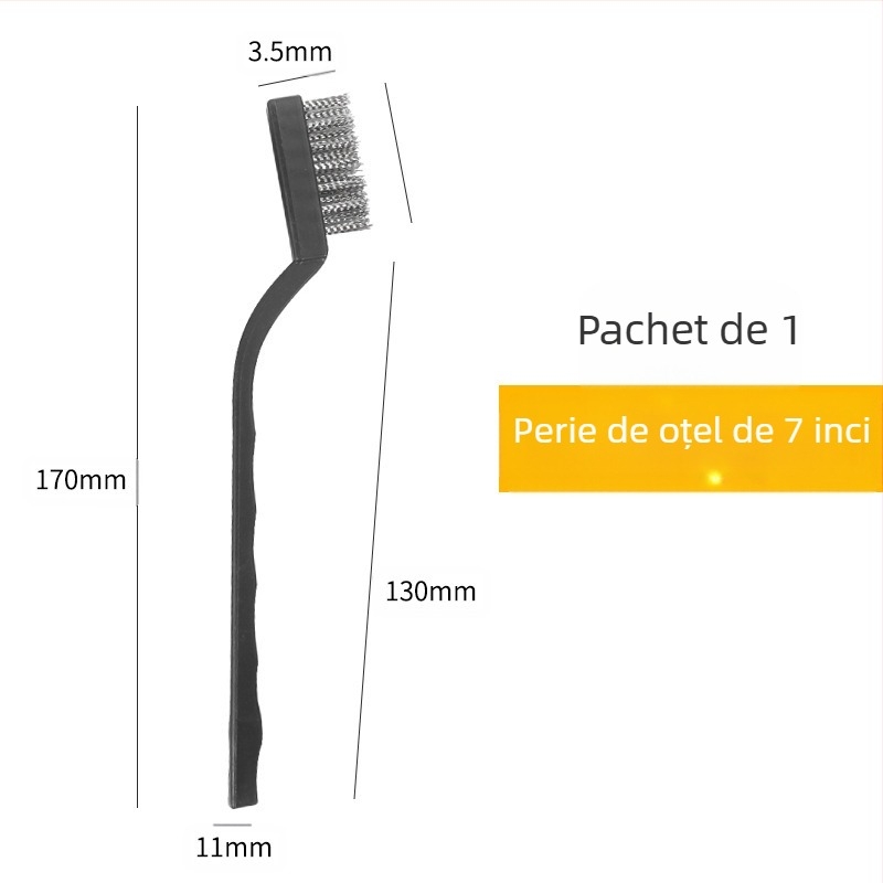 Set de 5 pensule de curățare pentru plita pe gaz și spațiile din hotă – degresare, îndepărtarea reziduurilor de ulei, peri metalice