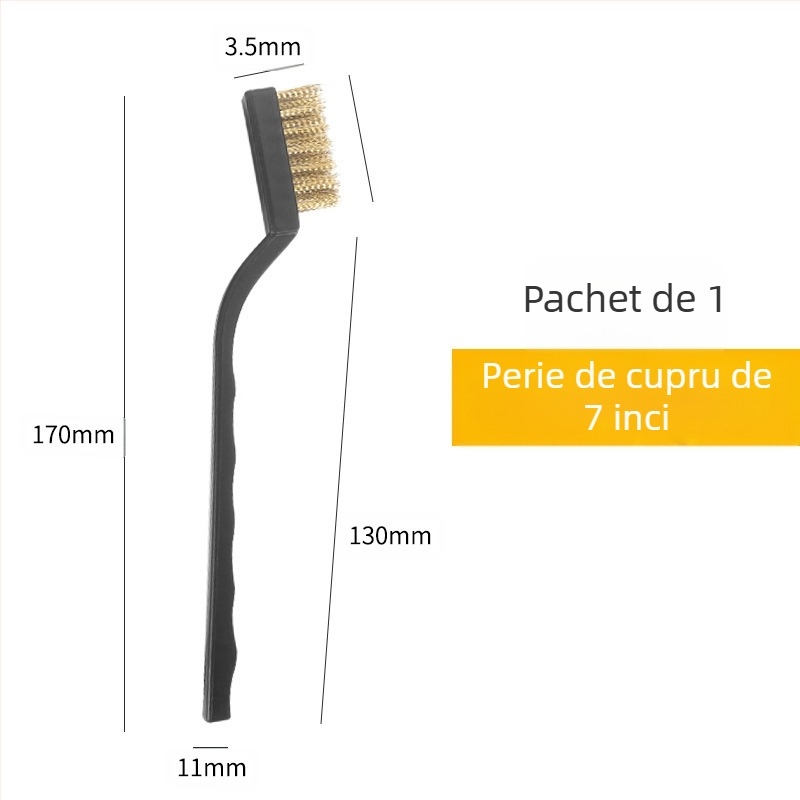 Set de 5 pensule de curățare pentru plita pe gaz și spațiile din hotă – degresare, îndepărtarea reziduurilor de ulei, peri metalice