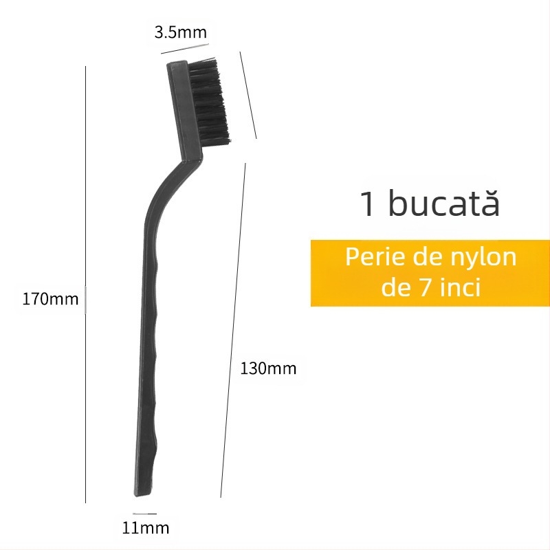 Set de 5 pensule de curățare pentru plita pe gaz și spațiile din hotă – degresare, îndepărtarea reziduurilor de ulei, peri metalice