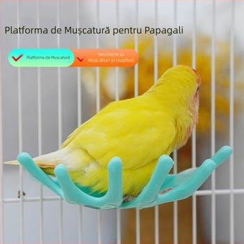 Suport pentru cușcă de papagal cu tijă — Platformă de odihnă pentru păsări, Cod GS21414, Papagal adult, Fără importuri