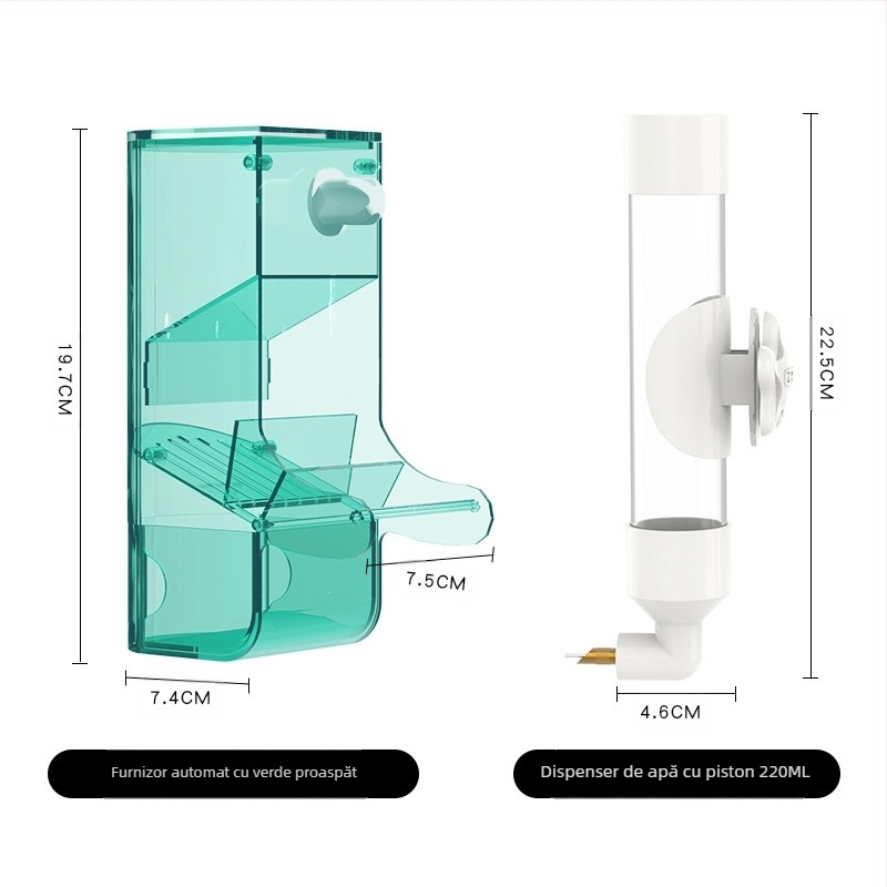 Adăpător automat pentru păsări - Plastic, Brand Weibi, Cutie 50 bucăți, Potrivit pentru acvariu