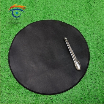 Pătură ignifugă pentru grătar de la Yundu - țesătură din fibră de sticlă, temperaturi ridicate, model FGT, protecție pentru podea și gazon