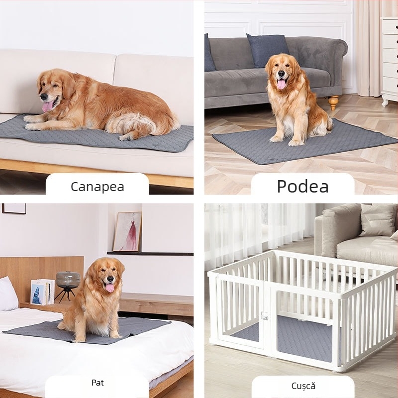 Covoraș pentru animale de companie pentru urină — pliabil, lavabil, absorbant și reutilizabil; Brand: Jiaxing Yafu Pet Products