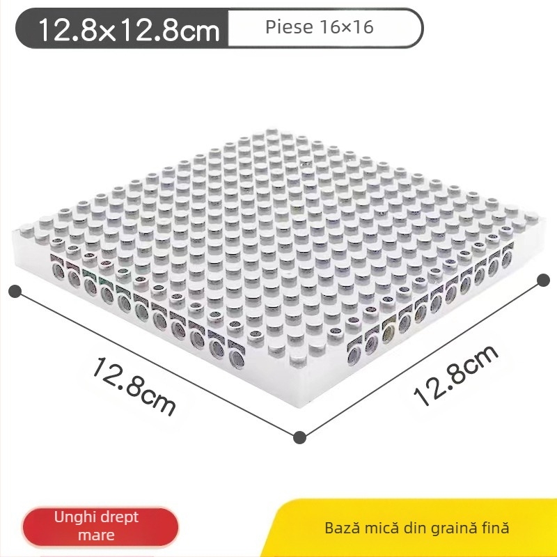 Blocuri pentru artă mozaic pixeli cu bază cu găuri pentru cărămizi, compatibile LEGO 65809, DIY și personalizare logo